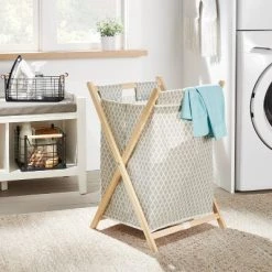 Wire Natural Wood Handles Milk Crate - Brightroom™ Black