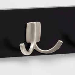 Modern Octopus 4 Rail Nickel Hooks Black - Brightroom™ 3 Modern Octopus 4 Rail Nickel Hooks Black - Brightroom™ -Brightroom shop GUEST 187d9079 4984 44a7 b3e4 b01c26ae3a59