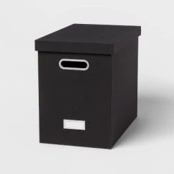 Canvas Hanging File Organizer with Lid - Brightroom™ Black 8 Canvas Hanging File Organizer with Lid - Brightroom™ Black -Brightroom shop GUEST 1d10b2c8 fa72 4eb5 95a2 73a96e85842a