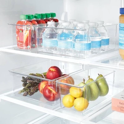 4pc Fridge & Pantry Bin Storage Set Clear - Brightroom™ 1 4pc Fridge & Pantry Bin Storage Set Clear - Brightroom™