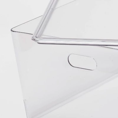 11L Stacking Clear Bin with Lid - Brightroom™ 2 11L Stacking Clear Bin with Lid - Brightroom™ - Image 2