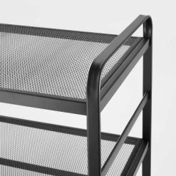 Alternative view of 2 Tier Shoe Rack Metal Mesh - Brightroom™ Black