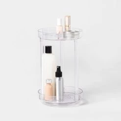 Alternative view of Spinning Turntable Makeup Organizer Clear - Brightroom™