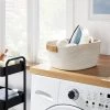 13" Decorative Coiled Rope Square Base Tapered Basket Small White - Brightroom™ 6 13" Decorative Coiled Rope Square Base Tapered Basket Small White - Brightroom™ -Brightroom shop GUEST 2d2edd3f a227 4bb9 9385 92d5c1ddaff3