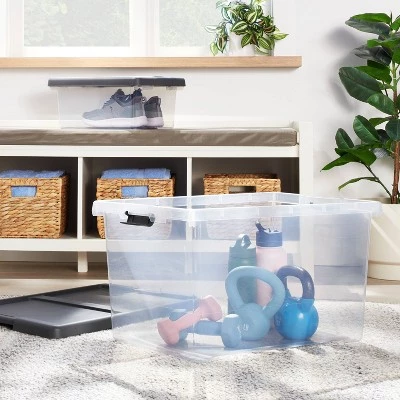 Large Latching Clear Storage Box - Brightroom™ 1 Large Latching Clear Storage Box - Brightroom™