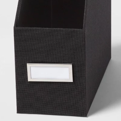 Canvas Magazine File Holder and Organizer - Brightroom™ Blush 2 Canvas Magazine File Holder and Organizer - Brightroom™ Blush - Image 2