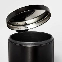 Alternative view of 5L Round Step Trash Can - Brightroom™ Black