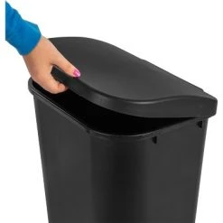 11.3gal Lift Top Waste Basket Black - Brightroom™ 7 11.3gal Lift Top Waste Basket Black - Brightroom™ -Brightroom shop GUEST 374c1b5a 3969 4ece ae38 e552e3a34b9d