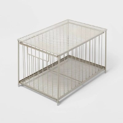 Large Stackable Slide Out Drawer - Brightroom™ White 5 Large Stackable Slide Out Drawer - Brightroom™ White - Image 5