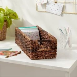 Woven Abaca Media Bin - Brightroom™