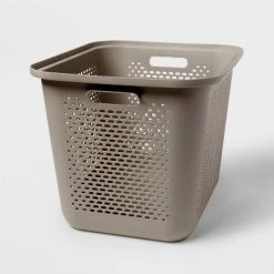 Large Decorative Plastic Bin with Cutout Handles - Brightroom™ White 7 Large Decorative Plastic Bin with Cutout Handles - Brightroom™ White -Brightroom shop GUEST 3a5c7250 bbdc 4c6b bbbb 0d595e83f9a0