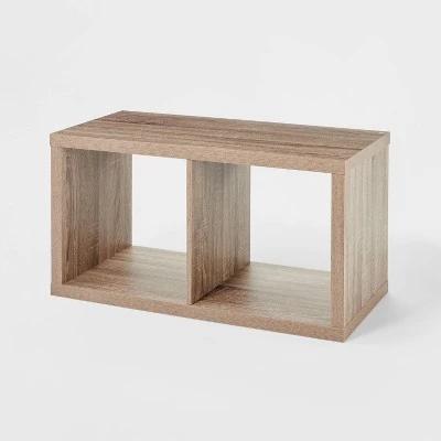 2 Cube Organizer - Brightroom™ Black Oak 7 2 Cube Organizer - Brightroom™ Black Oak - Image 7