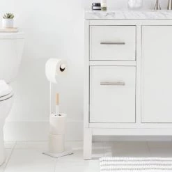 Freestanding Toilet Paper Holder - Brightroom™ Matte Black