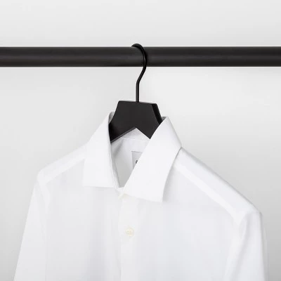 24pk Wood Suit Hangers - Brightroom™ Natural 3 24pk Wood Suit Hangers - Brightroom™ Natural - Image 3