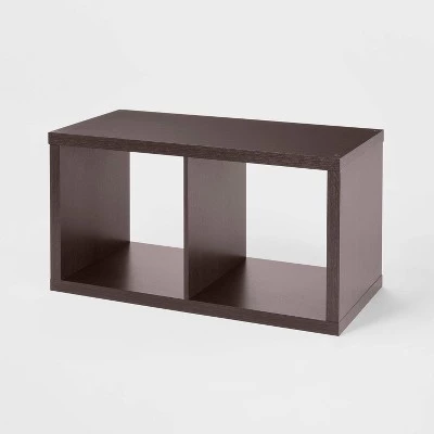 2 Cube Organizer - Brightroom™ Black Oak 5 2 Cube Organizer - Brightroom™ Black Oak - Image 5