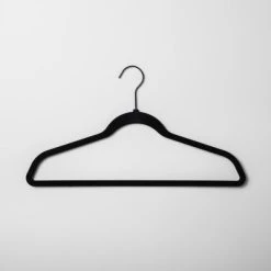 Alternative view of 30pk Suit Flocked Hangers - Brightroom™ Black
