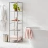 Tall Bath Storage Tower Brushed Nickel Metal - Brightroom™ 5 Tall Bath Storage Tower Brushed Nickel Metal - Brightroom™ -Brightroom shop GUEST 7123969a d33c 4f84 9e8c b8a62c10f3c9