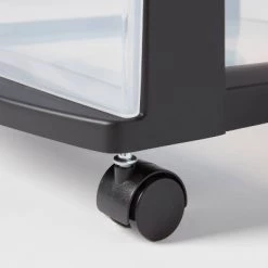 Alternative view of 3 Drawer Medium Cart Black - Brightroom™
