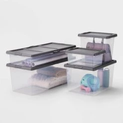 Underbed Latching Clear Storage Box - Brightroom™ 5 Underbed Latching Clear Storage Box - Brightroom™ -Brightroom shop GUEST 81f76bf2 97da 4025 ae1a 4f9cb7f683ac