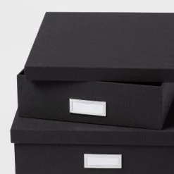 Alternative view of Canvas Desk Storage Box Set of 2 - Brightroom™ Gray