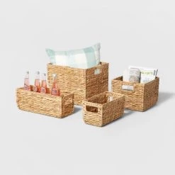 Woven Water Hyacinth Rectangular Basket - Brightroom™ 8 Woven Water Hyacinth Rectangular Basket - Brightroom™ -Brightroom shop GUEST 9365bfe9 dbd8 490b ac54 8d2b5765ece7