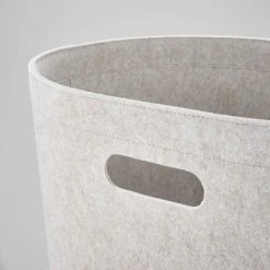 Alternative view of Felt Hamper Oatmeal - Brightroom™