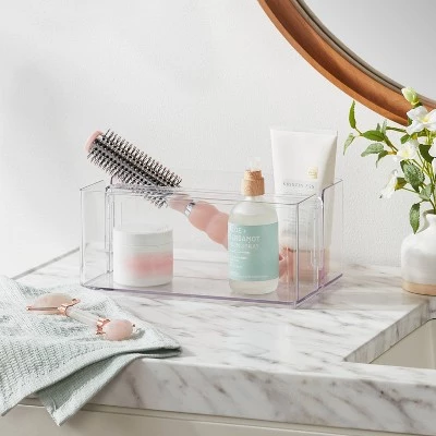 Divided Bath Caddy Clear - Brightroom™ 1 Divided Bath Caddy Clear - Brightroom™