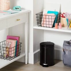 5L Round Step Trash Can - Brightroom™ Black