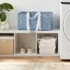 Scrunchable Laundry Tote Textured Blue - Brightroom™