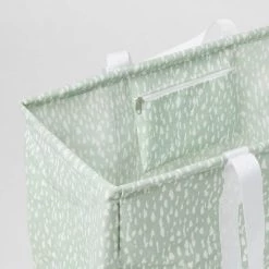 Alternative view of Scrunchable Laundry Tote Textured Green - Brightroom™