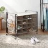 4 Tier Rolling Cubby Shoe Rack Gray - Brightroom™ 12 4 Tier Rolling Cubby Shoe Rack Gray - Brightroom™ -Brightroom shop GUEST c84e632b bc1b 4b36 8081 bad0a49f3a0c