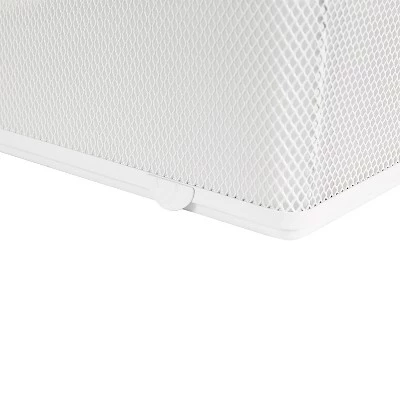 10" x 14" x 13.25" Mesh Crate File Box White - Brightroom™ 2 10" x 14" x 13.25" Mesh Crate File Box White - Brightroom™ - Image 2