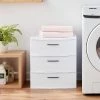 3 Drawer Wide Tower White - Brightroom™