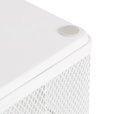 Mesh Medium Desktop Organizer White - Brightroom™ 3 Mesh Medium Desktop Organizer White - Brightroom™ - Image 3