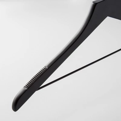 24pk Wood Suit Hangers - Brightroom™ Natural 2 24pk Wood Suit Hangers - Brightroom™ Natural - Image 2