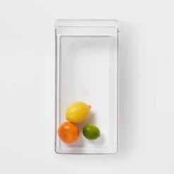 Alternative view of 7"x 14.5"x 4" Medium Fridge & Pantry Bin Clear - Brightroom™