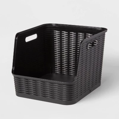 Wave Open Front Bin - Brightroom™ White 5 Wave Open Front Bin - Brightroom™ White - Image 5