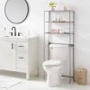 Over The Toilet Storage Brushed Nickel Metal - Brightroom™ 8 Over The Toilet Storage Brushed Nickel Metal - Brightroom™ -Brightroom shop GUEST e5c85555 20e5 4c76 9927 bd955ff3f68f
