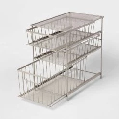 Alternative view of 3 Tier Drawer Organizer - Brightroom™ Matte Black