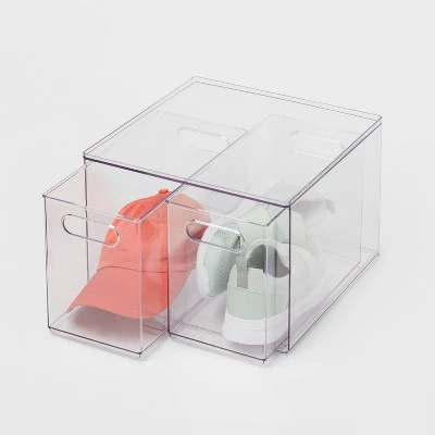 All Purpose 2 Drawer Storage Clear - Brightroom™ 3 All Purpose 2 Drawer Storage Clear - Brightroom™ - Image 3