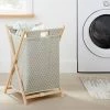 Wooden X-Frame Hamper Gray Diamond Print - Brightroom™ 6 Wooden X-Frame Hamper Gray Diamond Print - Brightroom™ -Brightroom shop GUEST f3aec862 03b6 46ab 8e42 0aec7e0b9f74